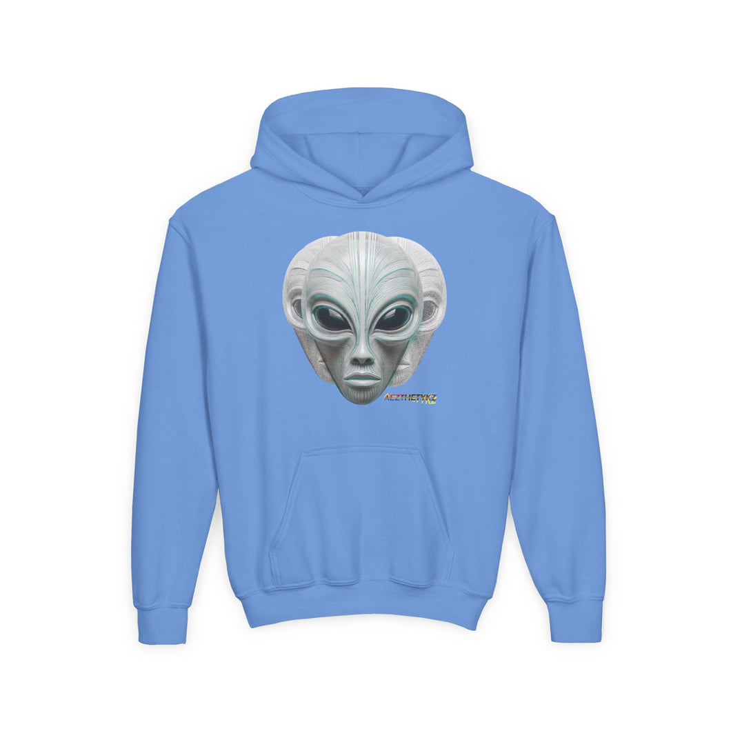 Yute Hoodie: Mask #101 Graphic Print Kids Sweatshirt