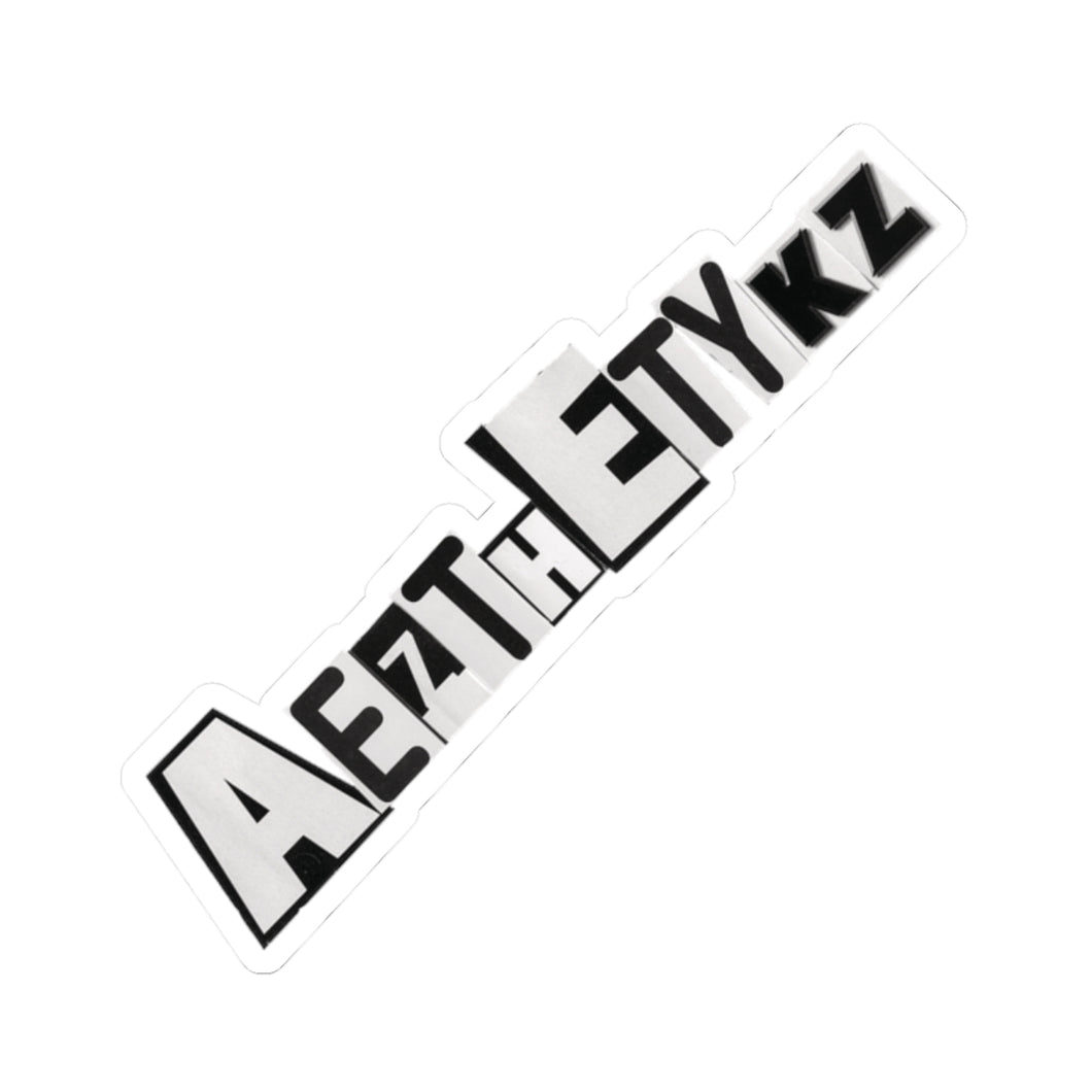 AEZTHETYKZ -Cutout Sticker