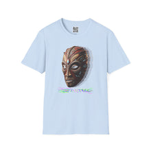 Load image into Gallery viewer, Techno Tribal Mask Graphic Print: Tee Shirt

