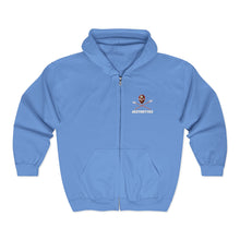 Load image into Gallery viewer, Sentinel Zip Hoodie — AEZTHETYKZ Embroidered Sweatshirt

