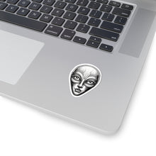 Load image into Gallery viewer, Etched Alien Face Sticker — Decal
