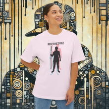 Load image into Gallery viewer, Vangaurd Silhouette Graphic Print: Oversized Tee Shirt
