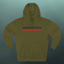 Load image into Gallery viewer, Red Line -AEZTHETYKZ: Fleece Hoodie
