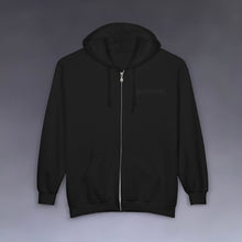 Load image into Gallery viewer, Vangaurd Silhouette Graphic Print: Retro Full-Zip Hoodie
