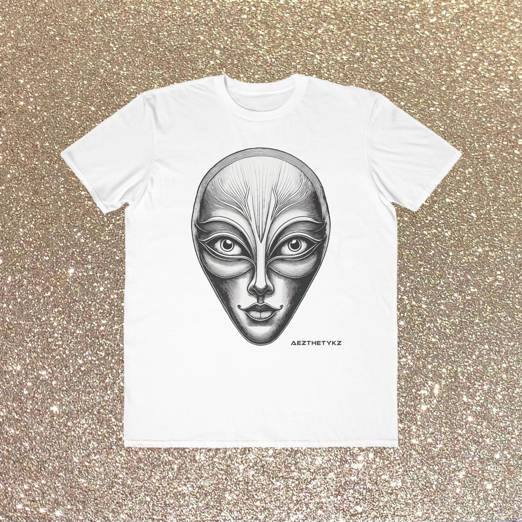 AEZTHETYKZ -Mask: Printed Utilitarian Tee Shirt