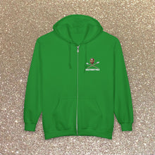 Load image into Gallery viewer, Sentinel Zip Hoodie — AEZTHETYKZ Embroidered Sweatshirt
