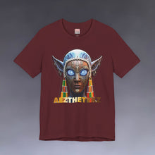 Load image into Gallery viewer, Azure Bust: Graphic Print Jersey Short Sleeve Tee Shirt
