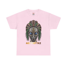 Load image into Gallery viewer, Gilded Mask: Graphic Print Heavy Cotton Tee Shirt
