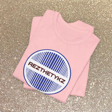 Load image into Gallery viewer, AEZTHETYKZ Retro Logo Graphic Print: Tee Shirt
