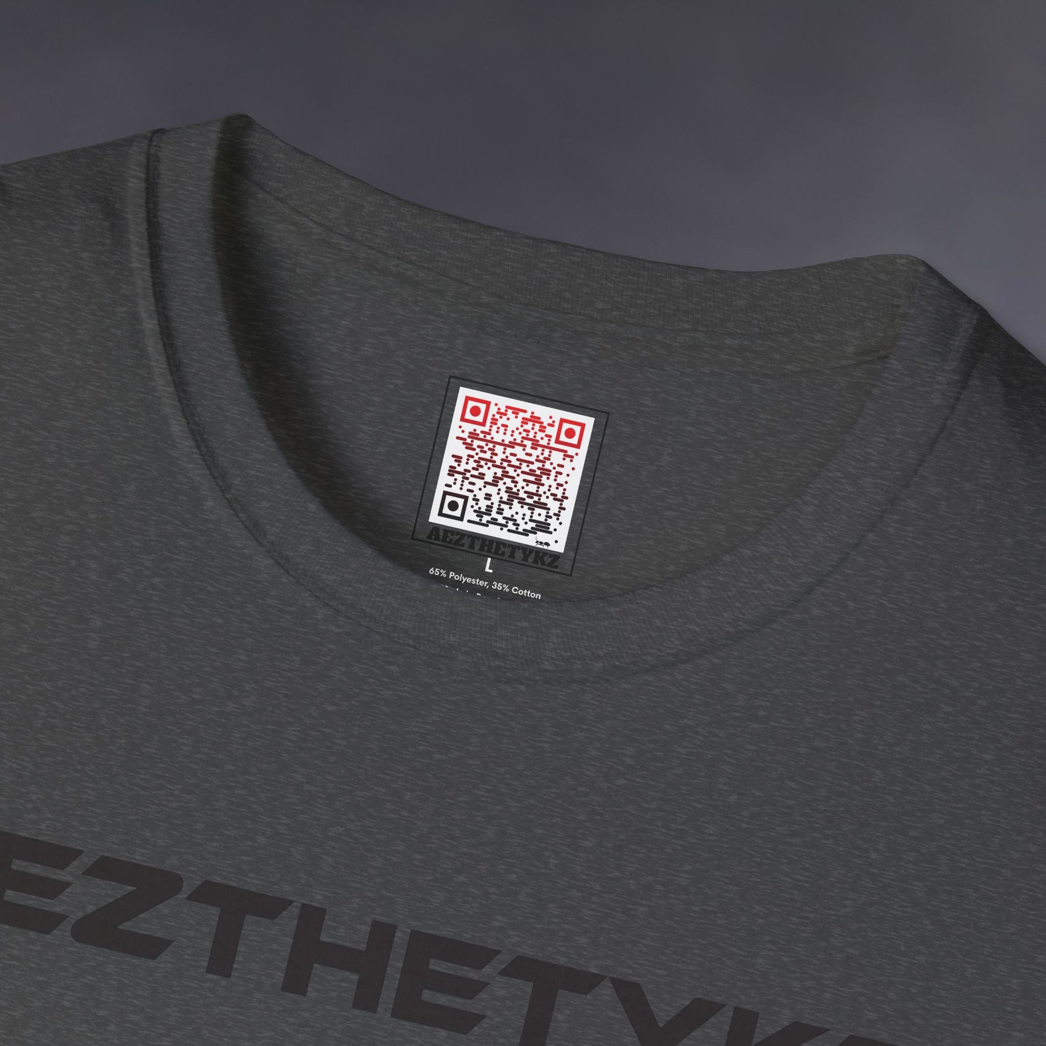 AEZTHETYKZ-Alien Mask: Graphic Print Tee Shirt