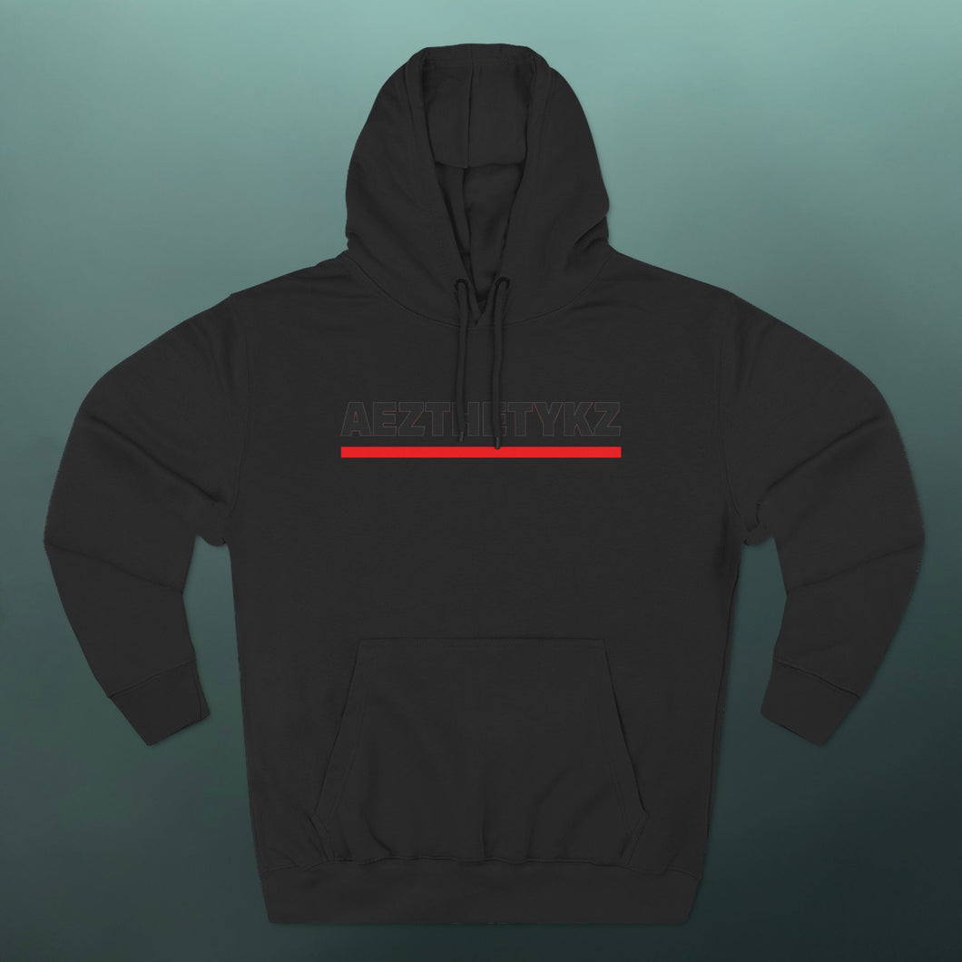 Red Line -AEZTHETYKZ: Fleece Hoodie