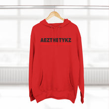 Load image into Gallery viewer, Red Line -AEZTHETYKZ: Fleece Hoodie
