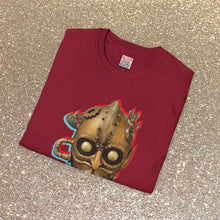 Load image into Gallery viewer, Brass Monkey Mask: Glitch Art Graphic Print Softstyle T-Shirt

