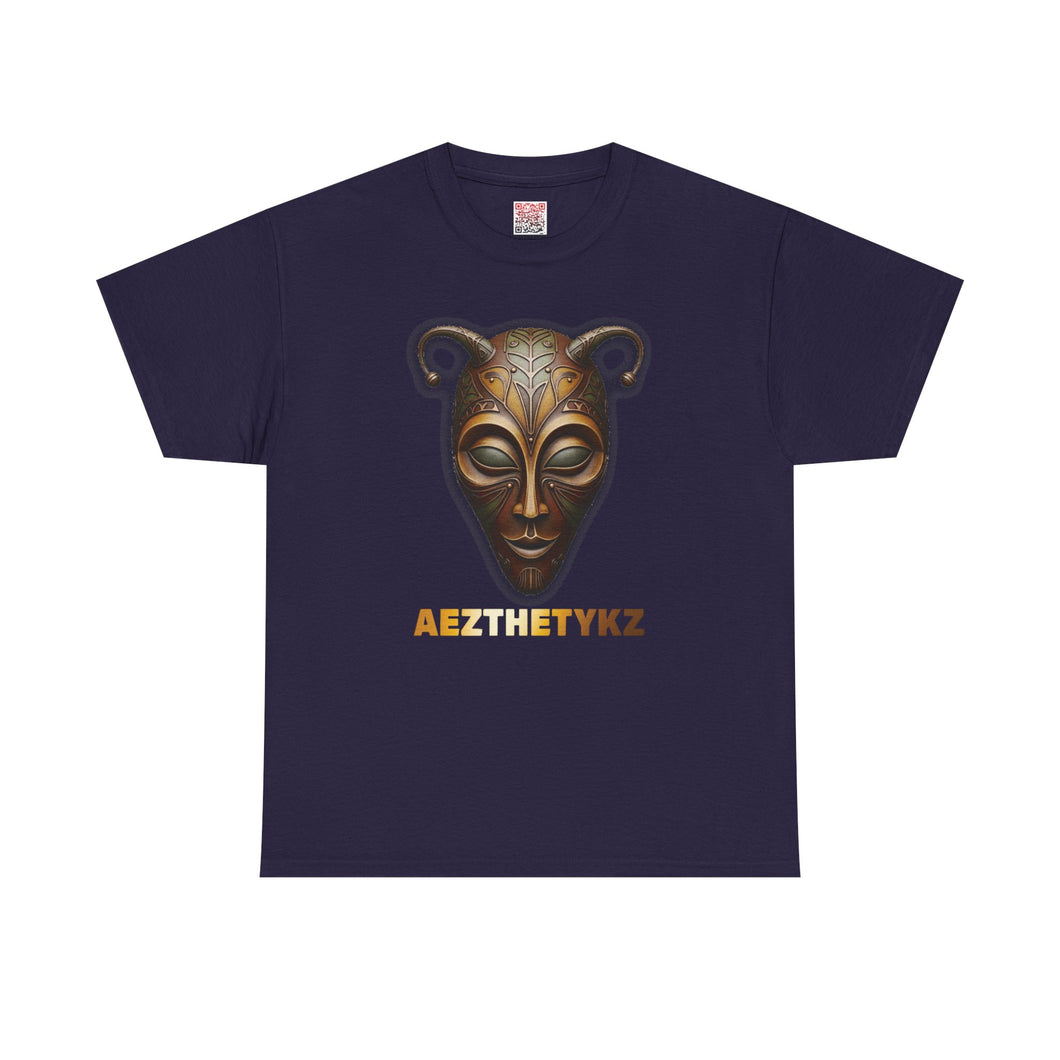Drone Mask: Graphic Print Heavy Cotton Tee