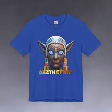 Load image into Gallery viewer, Azure Bust: Graphic Print Jersey Short Sleeve Tee Shirt
