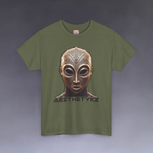 Load image into Gallery viewer, Engraved Mask: Graphic Print Heavy Cotton Tee Shirt
