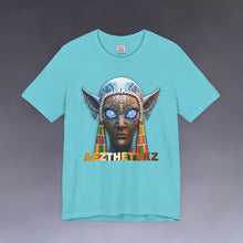 Load image into Gallery viewer, Azure Bust: Graphic Print Jersey Short Sleeve Tee Shirt
