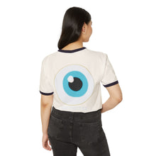 Load image into Gallery viewer, Eye Graphic Print: Ringer Tee Shirt
