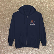 Load image into Gallery viewer, Sentinel Zip Hoodie — AEZTHETYKZ Embroidered Sweatshirt
