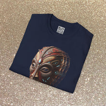 Load image into Gallery viewer, Techno Tribal Mask Graphic Print: Tee Shirt
