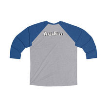 Load image into Gallery viewer, AEZTHETYKZ - Megacephala Logo Printed Tri-Blend 3/4 Tee Shirt
