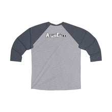 Load image into Gallery viewer, AEZTHETYKZ - Megacephala Logo Printed Tri-Blend 3/4 Tee Shirt
