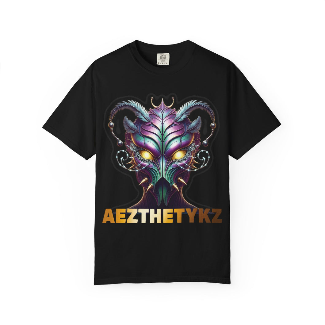 Festival Mask: Graphic Print Tee Shirt