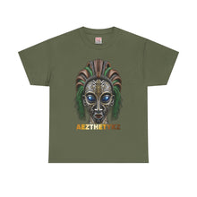 Load image into Gallery viewer, Gilded Mask: Graphic Print Heavy Cotton Tee Shirt
