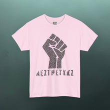 Load image into Gallery viewer, Resist Fist -AEZTHETYKZ: Graphic Print Cotton Tee Shirt
