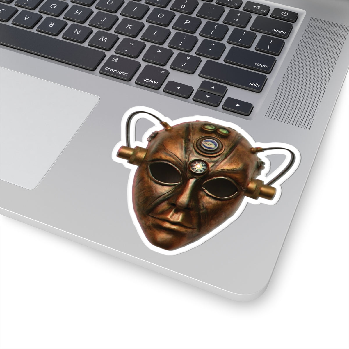Adam Antman Brass Mask Sticker — Decal