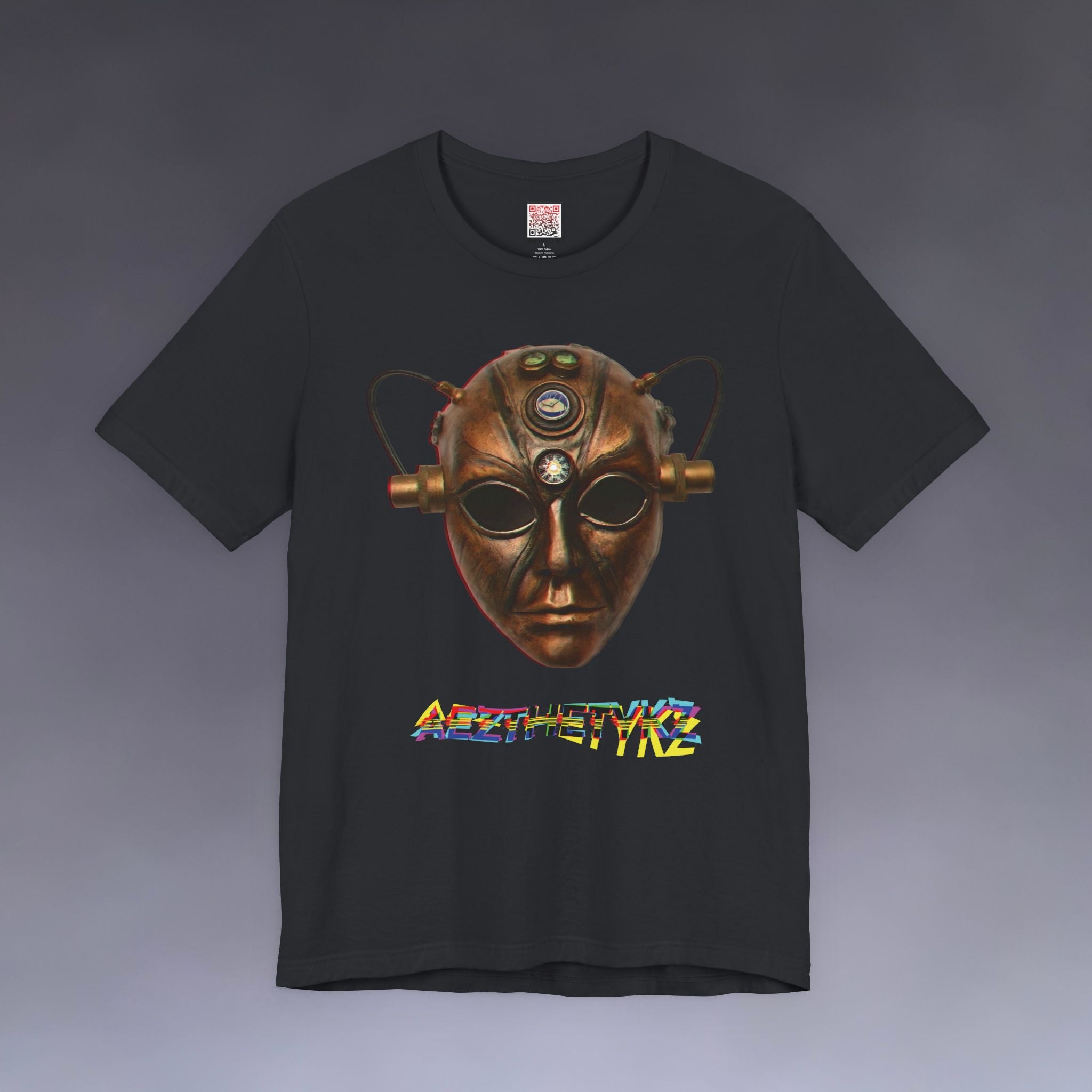 Adam Antman Mask: Graphic Print Tee Shirt