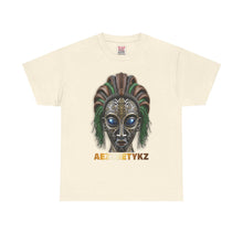 Load image into Gallery viewer, Gilded Mask: Graphic Print Heavy Cotton Tee Shirt
