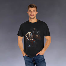 Load image into Gallery viewer, Manos de Jazz: Graphic Printed Garment-Dyed Tee Shirt
