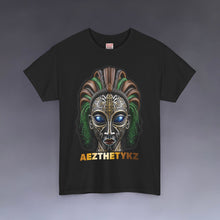 Load image into Gallery viewer, Gilded Mask: Graphic Print Heavy Cotton Tee Shirt
