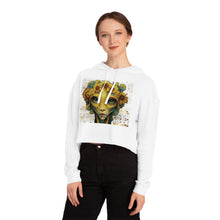 Load image into Gallery viewer, Margarita Graphic Print: Cropped Hoodie — Midriff Hooded Sweatshirt
