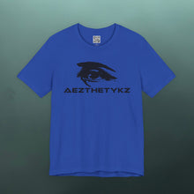 Load image into Gallery viewer, AEZTHETYKZ -Sleepless Logo: Jersey Tee Shirt
