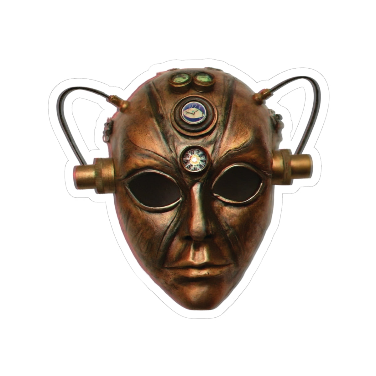 Adam Antman Brass Mask Sticker — Decal