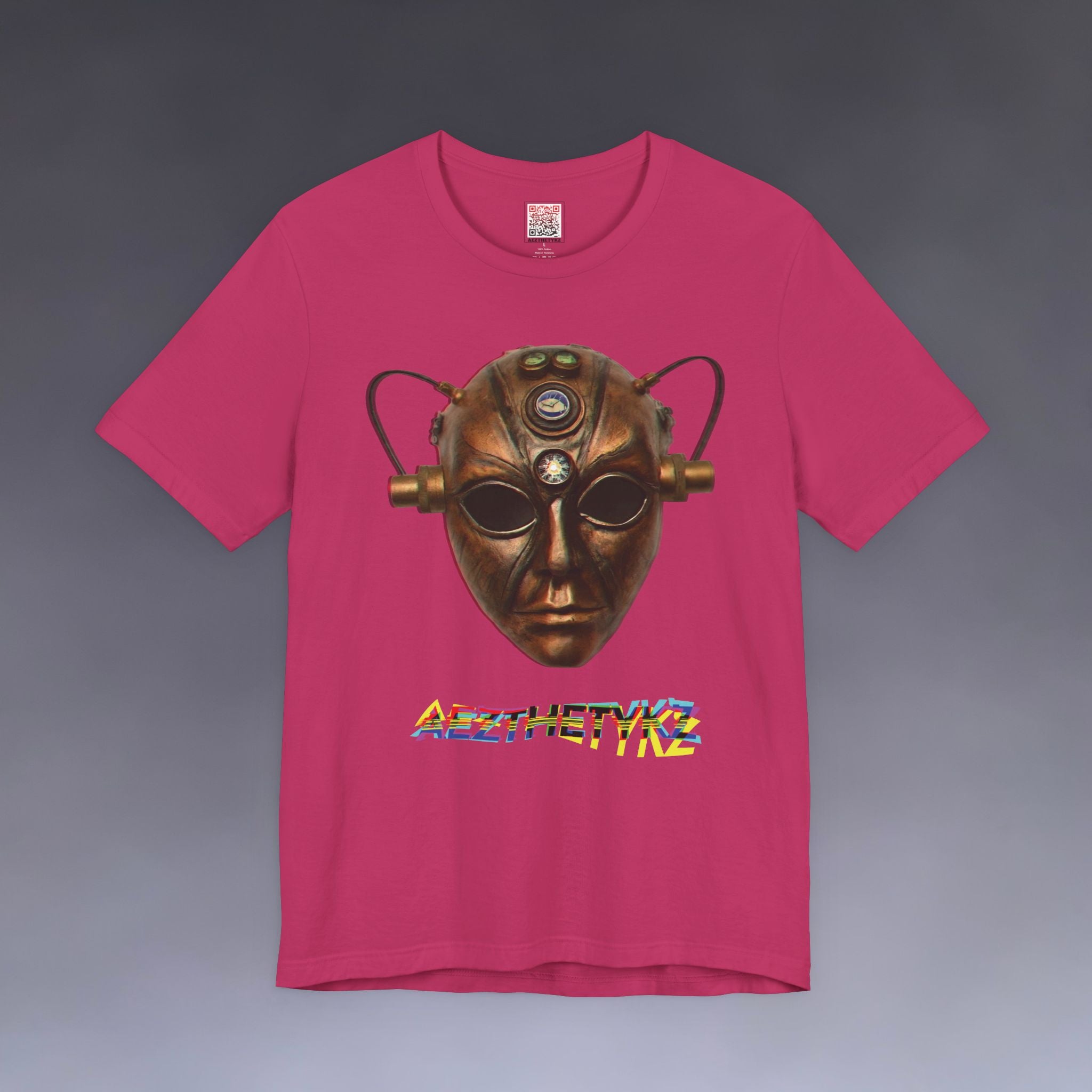 Adam Antman Mask: Graphic Print Tee Shirt