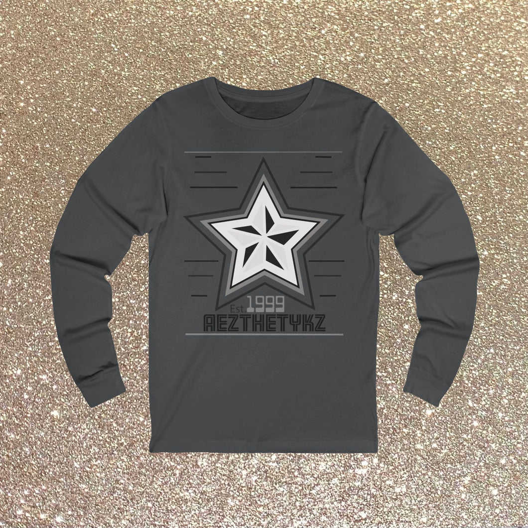AEZTHETYKZ-1999: Jersey Long Sleeve Tee Shirt