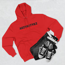 Load image into Gallery viewer, Red Line -AEZTHETYKZ: Fleece Hoodie
