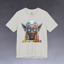 Load image into Gallery viewer, Azure Bust: Graphic Print Jersey Short Sleeve Tee Shirt
