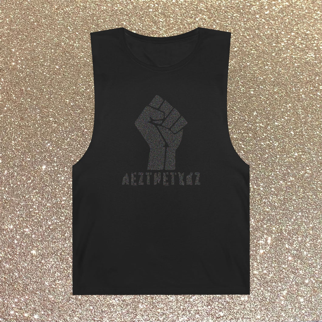 AEZTHETYKZ -Fist: Graphic Print Barnard Tank