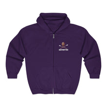 Load image into Gallery viewer, Sentinel Zip Hoodie — AEZTHETYKZ Embroidered Sweatshirt
