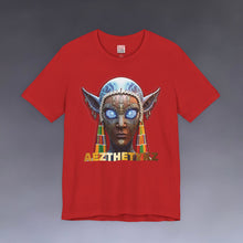 Load image into Gallery viewer, Azure Bust: Graphic Print Jersey Short Sleeve Tee Shirt

