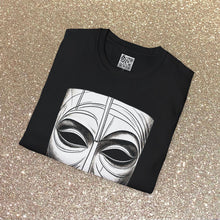 Load image into Gallery viewer, Mascara Mask: Graphic Printed Tee Shirt
