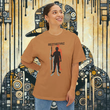 Load image into Gallery viewer, Vangaurd Silhouette Graphic Print: Oversized Tee Shirt
