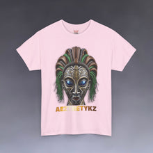 Load image into Gallery viewer, Gilded Mask: Graphic Print Heavy Cotton Tee Shirt
