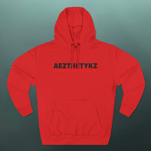 Load image into Gallery viewer, Red Line -AEZTHETYKZ: Fleece Hoodie

