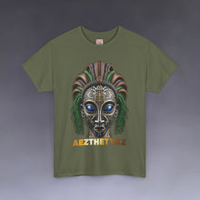 Load image into Gallery viewer, Gilded Mask: Graphic Print Heavy Cotton Tee Shirt
