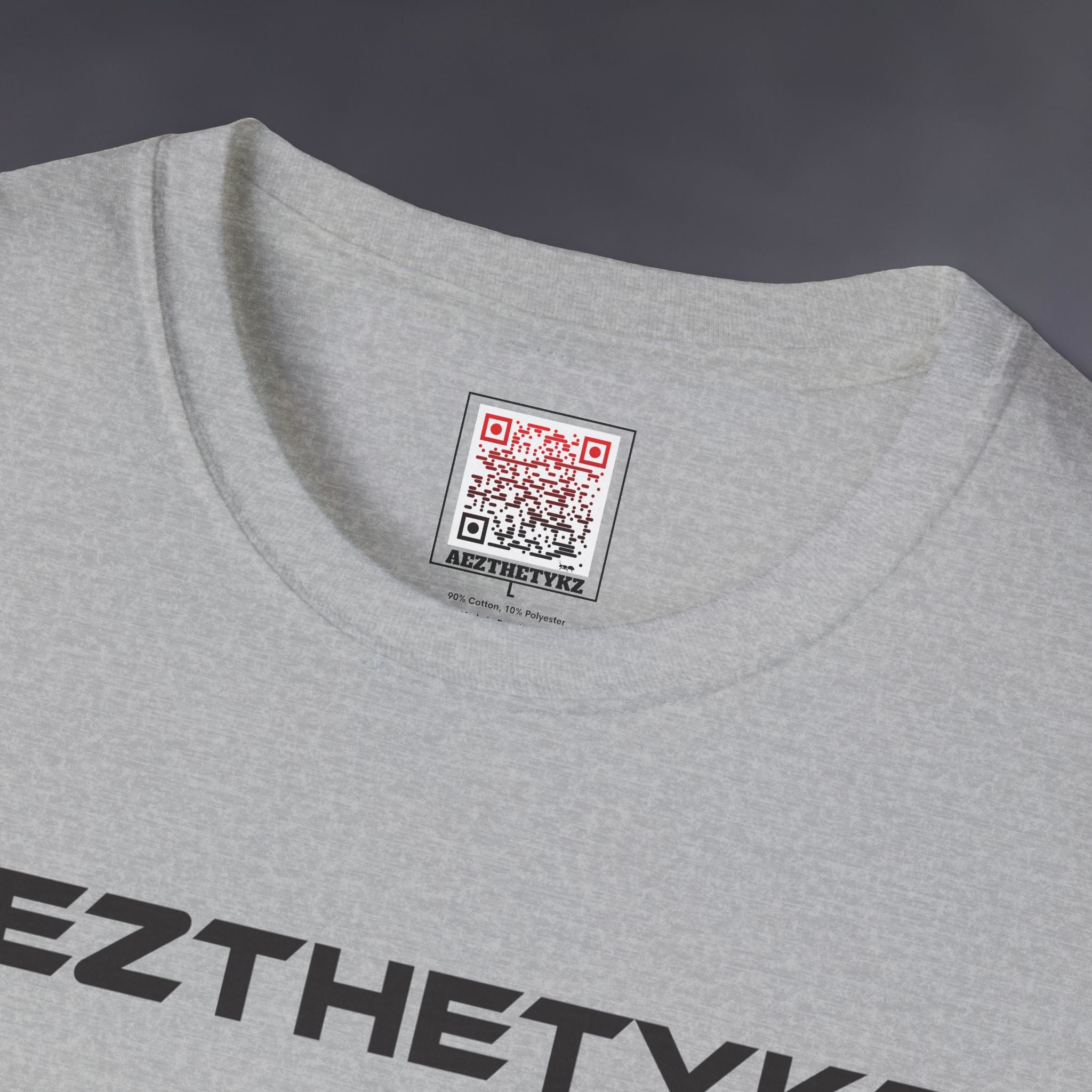 AEZTHETYKZ-Alien Mask: Graphic Print Tee Shirt